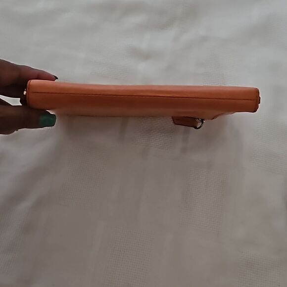 Fossil Women's Leather Wallet Orange - Picture 14 of 16